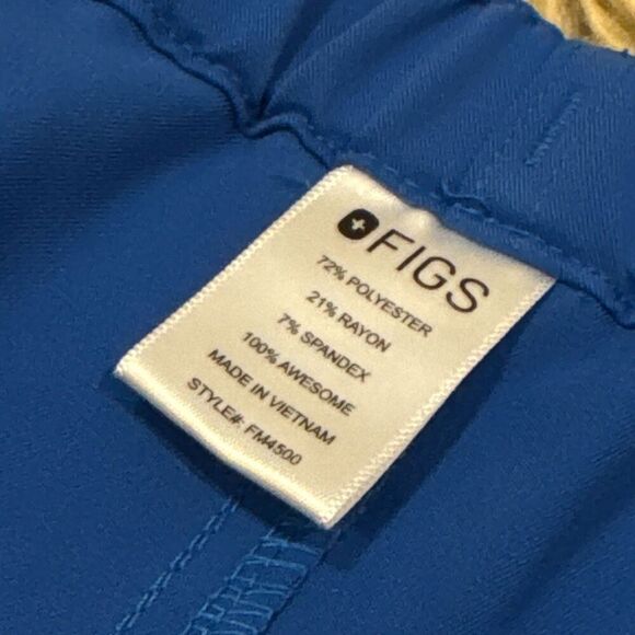 Figs scrub pants size large blue 1683 - Picture 3 of 5